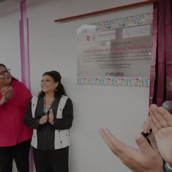 Clara Brugada inaugura el primer Centro del Sistema Público de Cuidados en CDMX